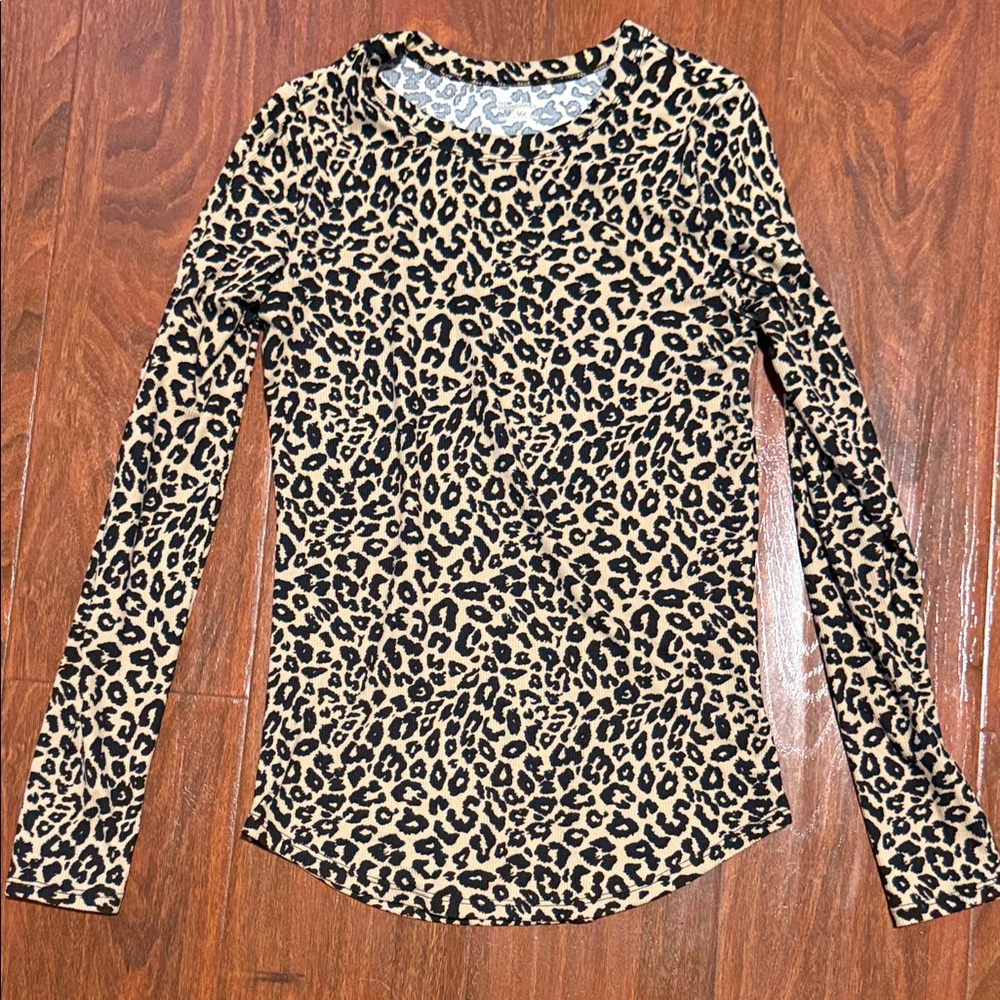 No Boundaries Animal Print Long Sleeve shirt